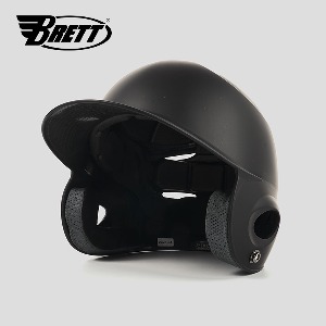 [BRETT] 브렛 로고 프로페셔널 조절식 양귀헬멧 B-BH05 블랙무광