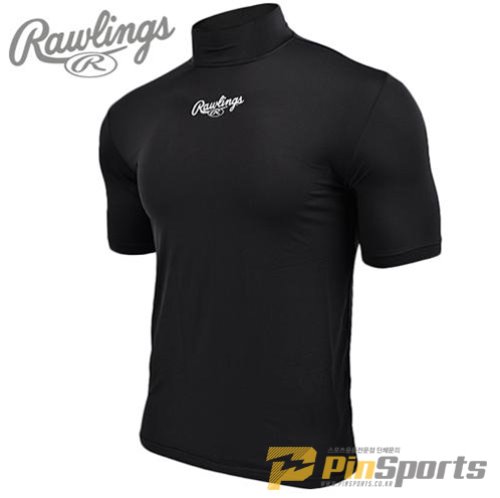 [Rawlings] 롤링스 하이퍼 초경량 스트레치 반팔 언더셔츠 ASU4F04 블랙